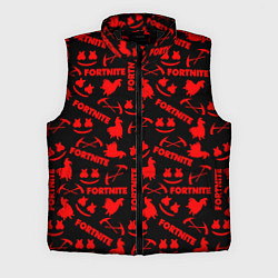 Мужской жилет Fortnite pattern logo marshmello