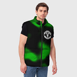Мужской жилет Manchester United sport halftone, цвет: 3D-черный — фото 2