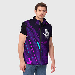 Мужской жилет Death Stranding neon gaming, цвет: 3D-черный — фото 2