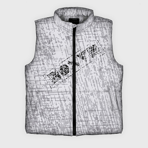 Мужской жилет Равнодушие на сером фоне / 3D-Светло-серый – фото 1