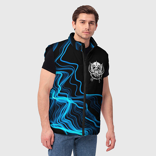 Мужской жилет Motorhead sound wave / 3D-Черный – фото 3