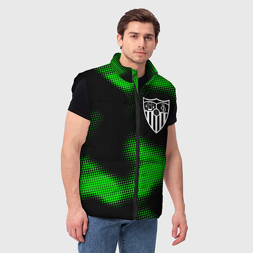 Мужской жилет Sevilla sport halftone / 3D-Черный – фото 3