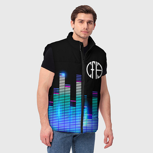 Мужской жилет Pantera эквалайзер / 3D-Черный – фото 3