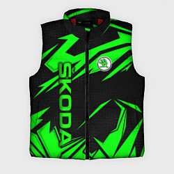 Мужской жилет Skoda - green uniform, цвет: 3D-красный