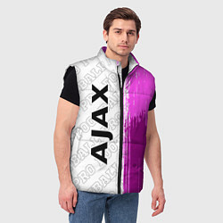 Мужской жилет Ajax pro football по-вертикали, цвет: 3D-черный — фото 2
