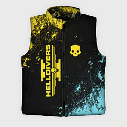 Мужской жилет Helldivers 2: Skull Logo, цвет: 3D-светло-серый