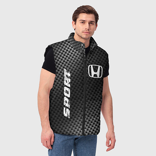 Мужской жилет Honda sport carbon / 3D-Черный – фото 3