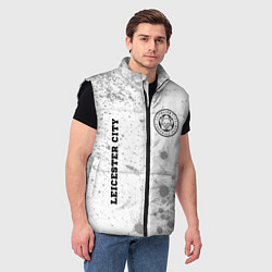 Мужской жилет Leicester City sport на светлом фоне вертикально, цвет: 3D-черный — фото 2