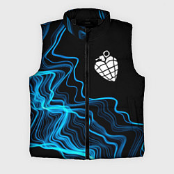 Мужской жилет Green Day sound wave, цвет: 3D-черный