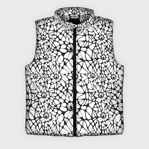Мужской жилет Абстрактный узор из звезд / 3D-Светло-серый – фото 1