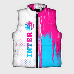 Мужской жилет Inter neon gradient style по-вертикали, цвет: 3D-черный