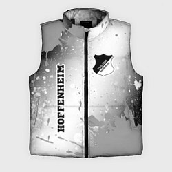 Мужской жилет Hoffenheim sport на светлом фоне вертикально, цвет: 3D-черный