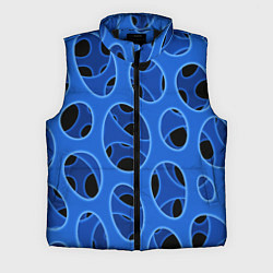 Мужской жилет Синяя мембрана с перфорацией, цвет: 3D-черный