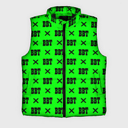 Мужской жилет BBT logo green steel, цвет: 3D-черный