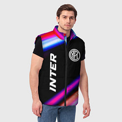 Мужской жилет Inter speed game lights, цвет: 3D-черный — фото 2