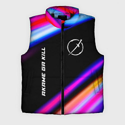 Мужской жилет Akame ga Kill speed anime lights, цвет: 3D-черный