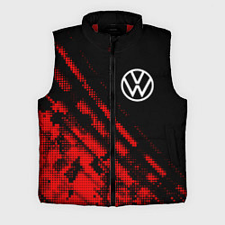 Мужской жилет Volkswagen sport grunge, цвет: 3D-красный