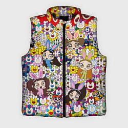 Мужской жилет Right now NewJeans and Takashi Murakami, цвет: 3D-черный
