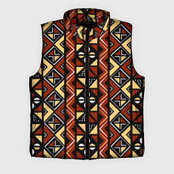 Мужской жилет Африканский мавританский орнамент, цвет: 3D-красный