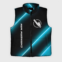 Мужской жилет Chainsaw Man неоновые лампы, цвет: 3D-черный