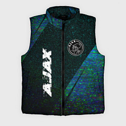 Мужской жилет Ajax glitch blue, цвет: 3D-черный