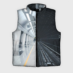 Мужской жилет Метро Москвы, цвет: 3D-черный
