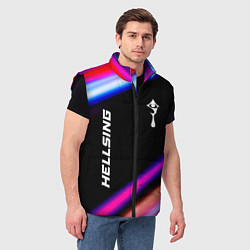 Мужской жилет Hellsing speed anime lights, цвет: 3D-черный — фото 2