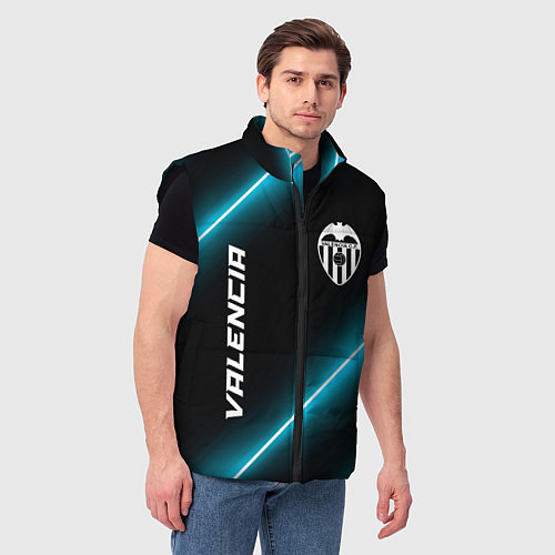 Мужской жилет Valencia неоновые лампы / 3D-Черный – фото 3