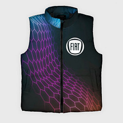 Мужской жилет Fiat neon hexagon, цвет: 3D-черный