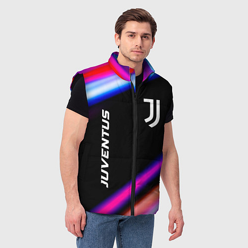 Мужской жилет Juventus speed game lights / 3D-Черный – фото 3