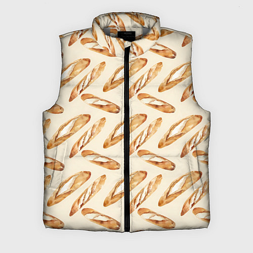 Мужской жилет The baguette pattern / 3D-Светло-серый – фото 1