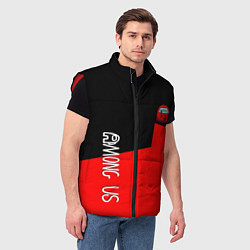Мужской жилет Амонг ас геометрия красный, цвет: 3D-красный — фото 2