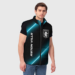 Мужской жилет Aston Villa неоновые лампы, цвет: 3D-черный — фото 2