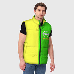 Мужской жилет Opel текстура, цвет: 3D-черный — фото 2