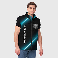 Мужской жилет Bayer 04 неоновые лампы, цвет: 3D-черный — фото 2