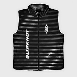 Мужской жилет Slipknot metal rock lines, цвет: 3D-черный