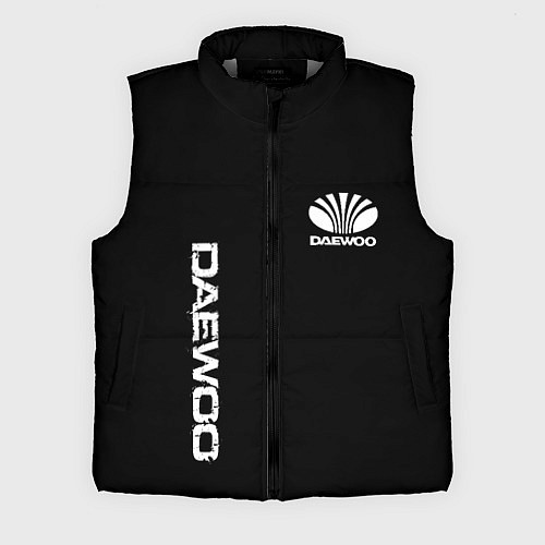 Мужской жилет Daewoo logo white / 3D-Светло-серый – фото 1