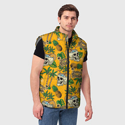 Мужской жилет Летний рай цветной, цвет: 3D-светло-серый — фото 2