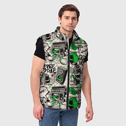 Мужской жилет Свободный стиль, цвет: 3D-черный — фото 2