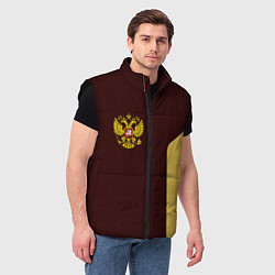 Мужской жилет Россия ретро стиль, цвет: 3D-черный — фото 2