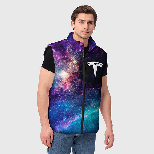 Мужской жилет Tesla space auto / 3D-Черный – фото 3