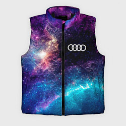 Мужской жилет Audi space auto, цвет: 3D-черный