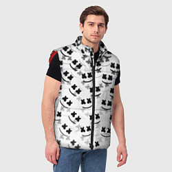 Мужской жилет Marshmello dj pattern, цвет: 3D-красный — фото 2