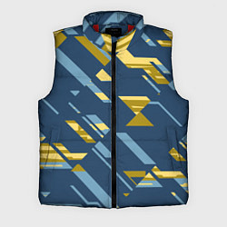 Мужской жилет Абстракция текстуры спортивной формы, цвет: 3D-красный