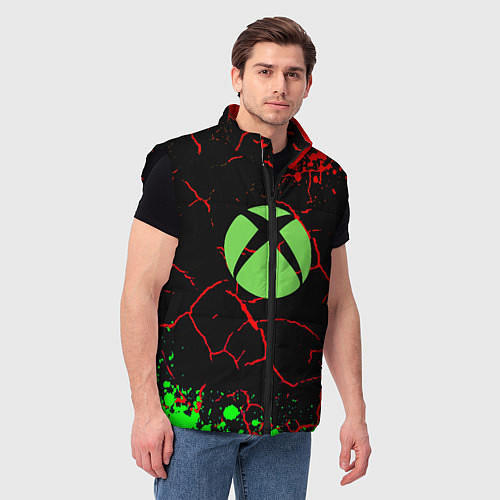 Мужской жилет Xbox game studio / 3D-Черный – фото 3