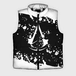 Мужской жилет Assassins Creed logo краски, цвет: 3D-черный