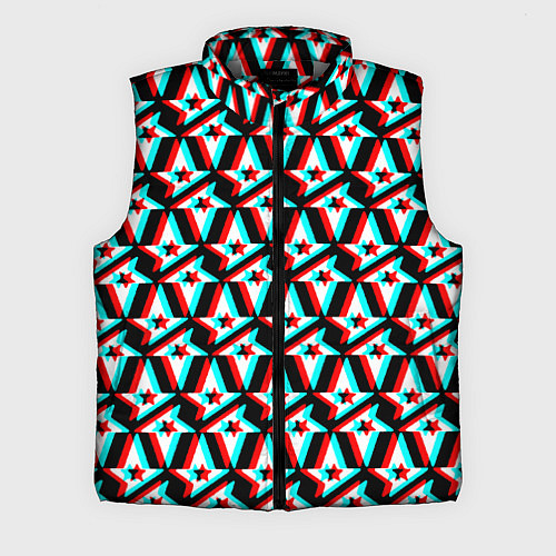 Мужской жилет Астралис глитч логотип / 3D-Светло-серый – фото 1