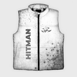 Мужской жилет Hitman - white gradient вертикально