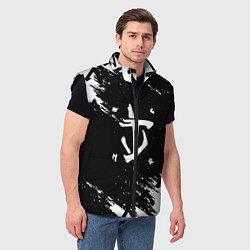 Мужской жилет Doom палач лого, цвет: 3D-черный — фото 2