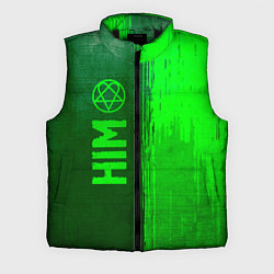 Мужской жилет HIM - green gradient по-вертикали, цвет: 3D-черный